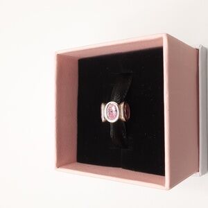 Authrntic Pandora Pink Oval Lights Charm - Excellent Used Condition